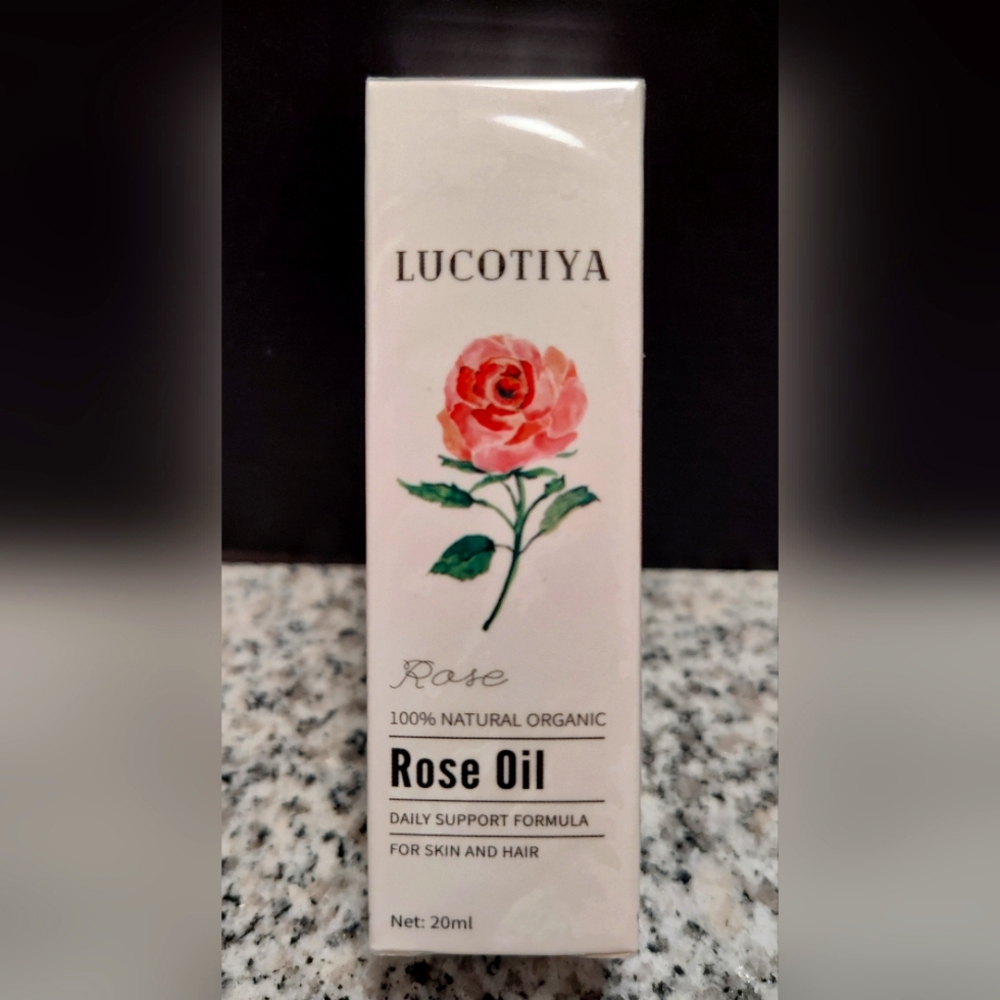 Lucotiya Rose Oil (20 ml) - For Hair & Skin.